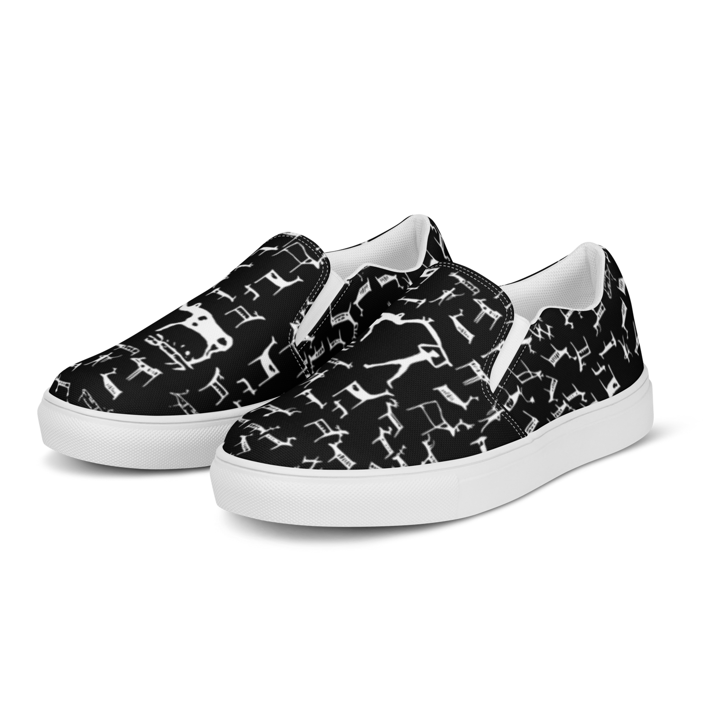Women’s Slip-on Canvas Reindeer Alta Petroglyph Shoes (Unisex)