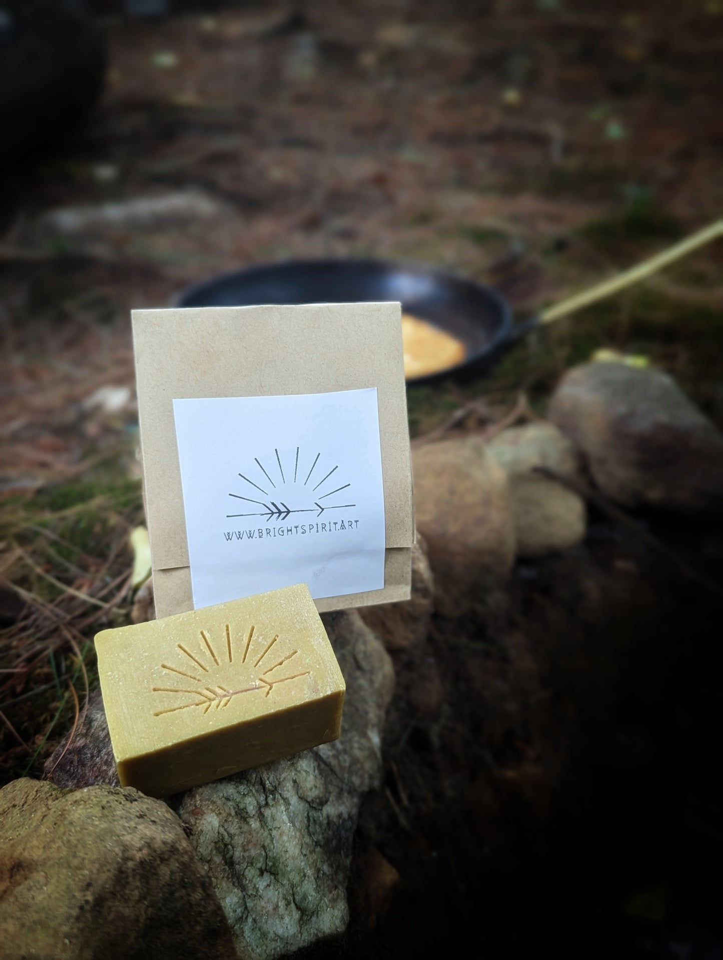 All-Natural Environmentally Safe Tallow Soap | Perfect For Home & Camping | 3.5oz