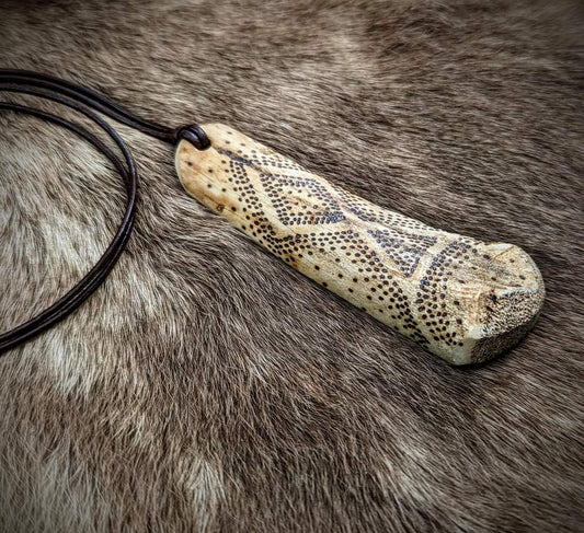 Deer Bone Othala Pendant