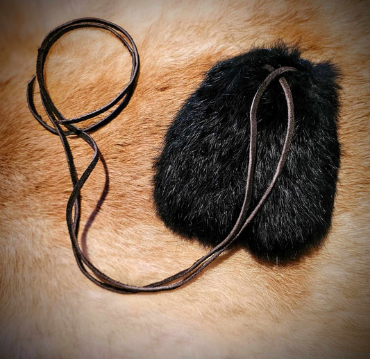 Rabbit Fur Medicine Bag