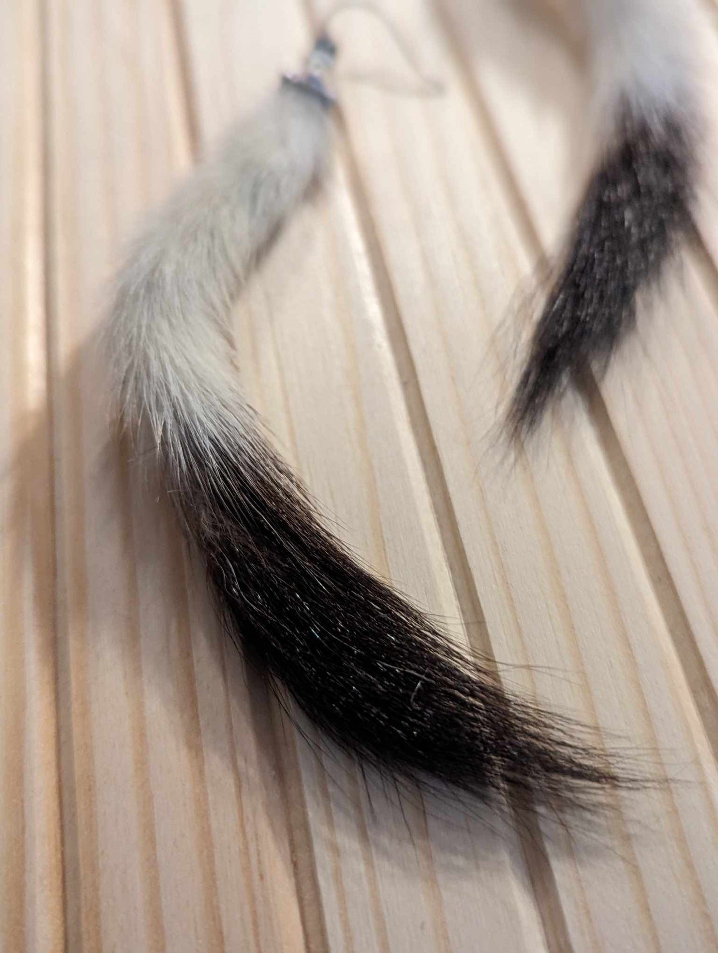 Winter Ermine Tail Earrings