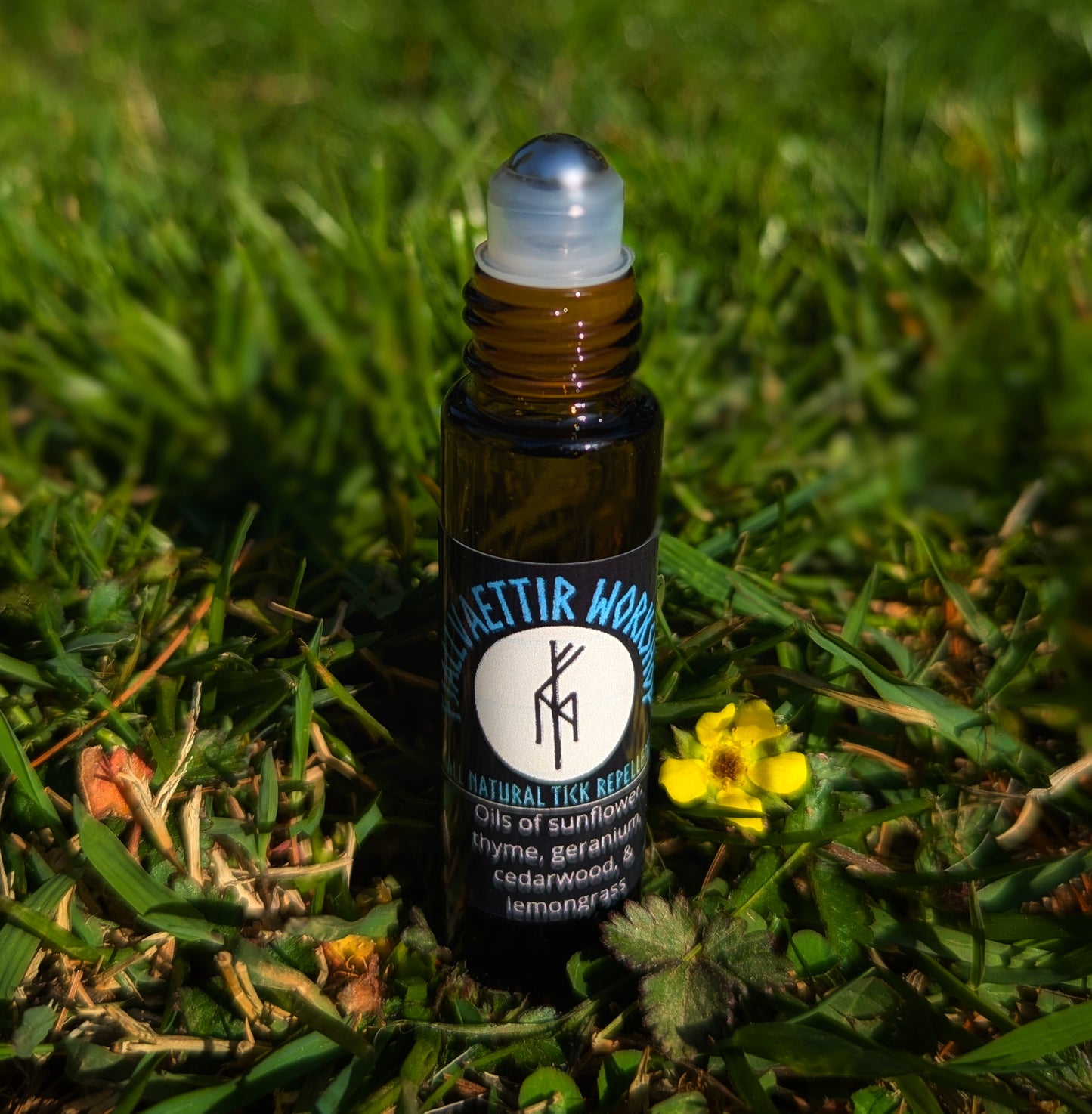 All Natural Tick Repellent | Amber Glass 10mL Roll-On