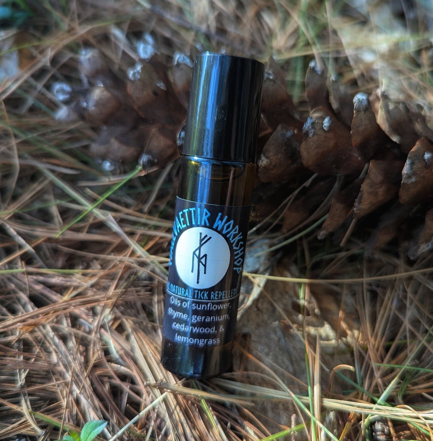 All Natural Tick Repellent | Amber Glass 10mL Roll-On