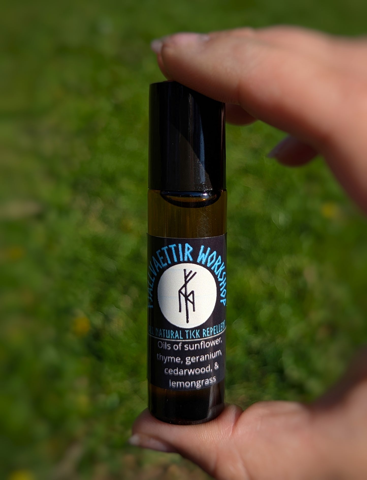 All Natural Tick Repellent | Amber Glass 10mL Roll-On