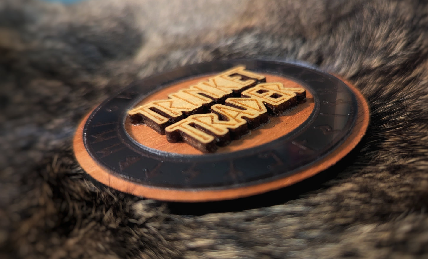 Runic Trinket Trader Badge | Viking Trinket Trader | Renfest Pin