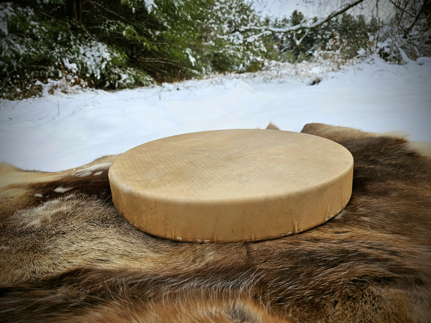 Deer Hide Drum 20" With Custom Art Option