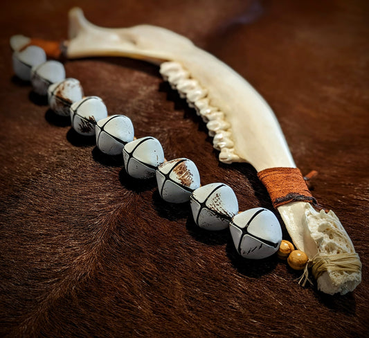 Elk Jaw Warding Spirit Bell Rattle