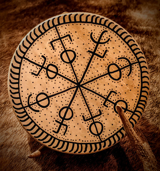 10" Deer- Icelandic Magic Stave "For Many Thoughts"