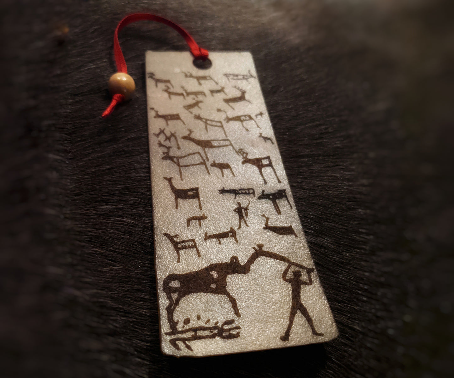 Elk Hide Petroglyph Bookmark | Nordic Art