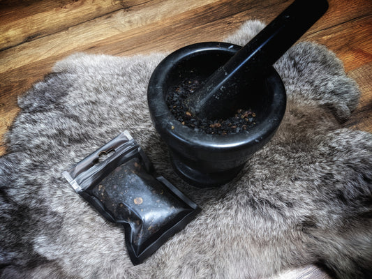 Norse Pagan Juniper Black Icelandic Salt | Black Salt With Juniper For Protection | Folk Magic | Traditional Witchcraft |  Volva | Shaman