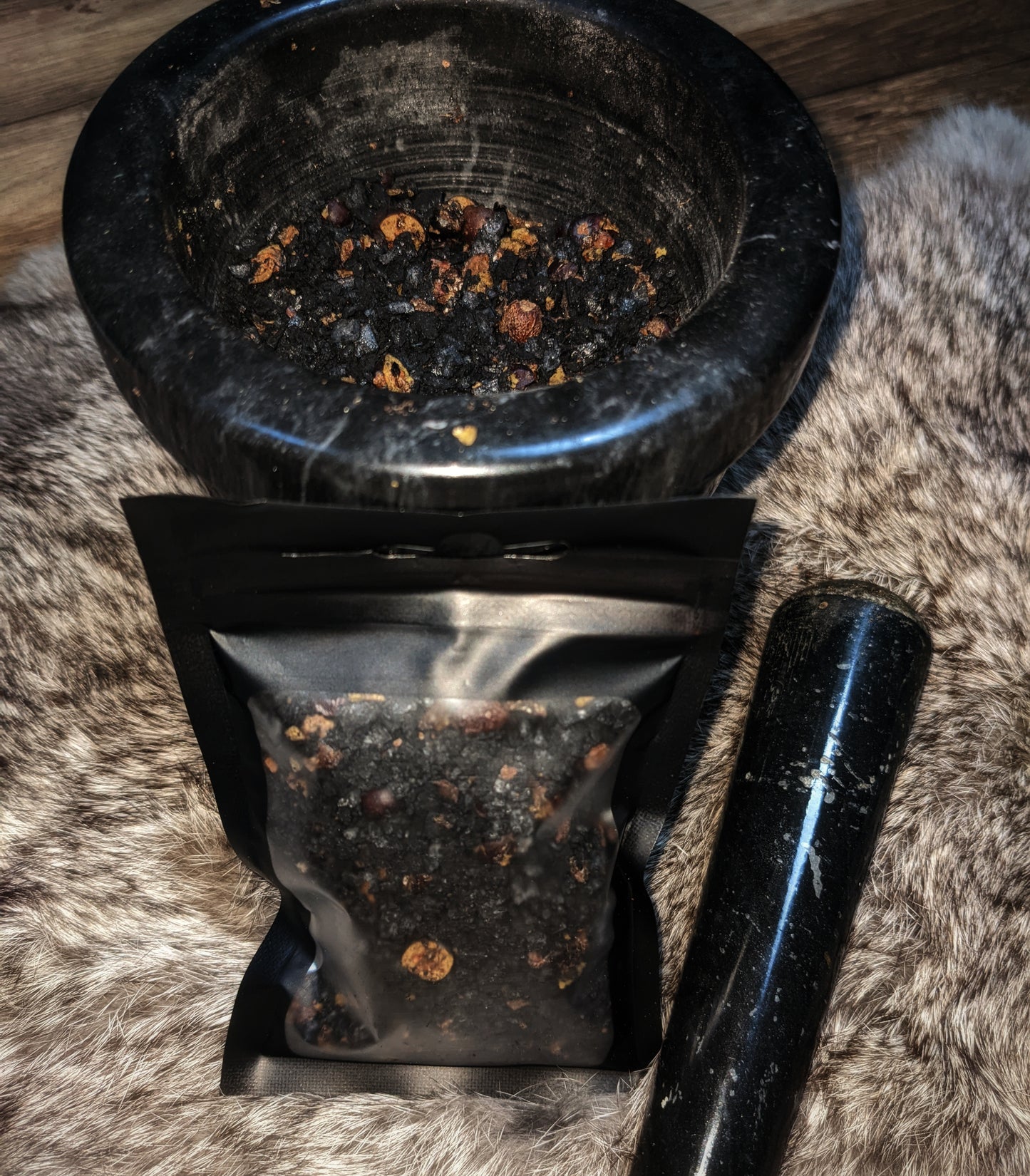 Norse Pagan Juniper Black Icelandic Salt | Black Salt With Juniper For Protection | Folk Magic | Traditional Witchcraft |  Volva | Shaman