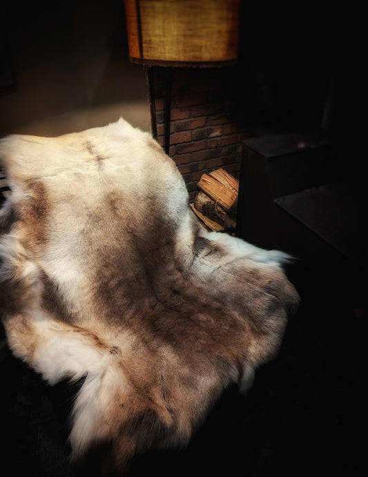 Large Finnish Reindeer Hide | Imported From Sápmi Lapland