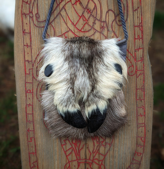 Reindeer Leg and Hoof Zippered Pouch