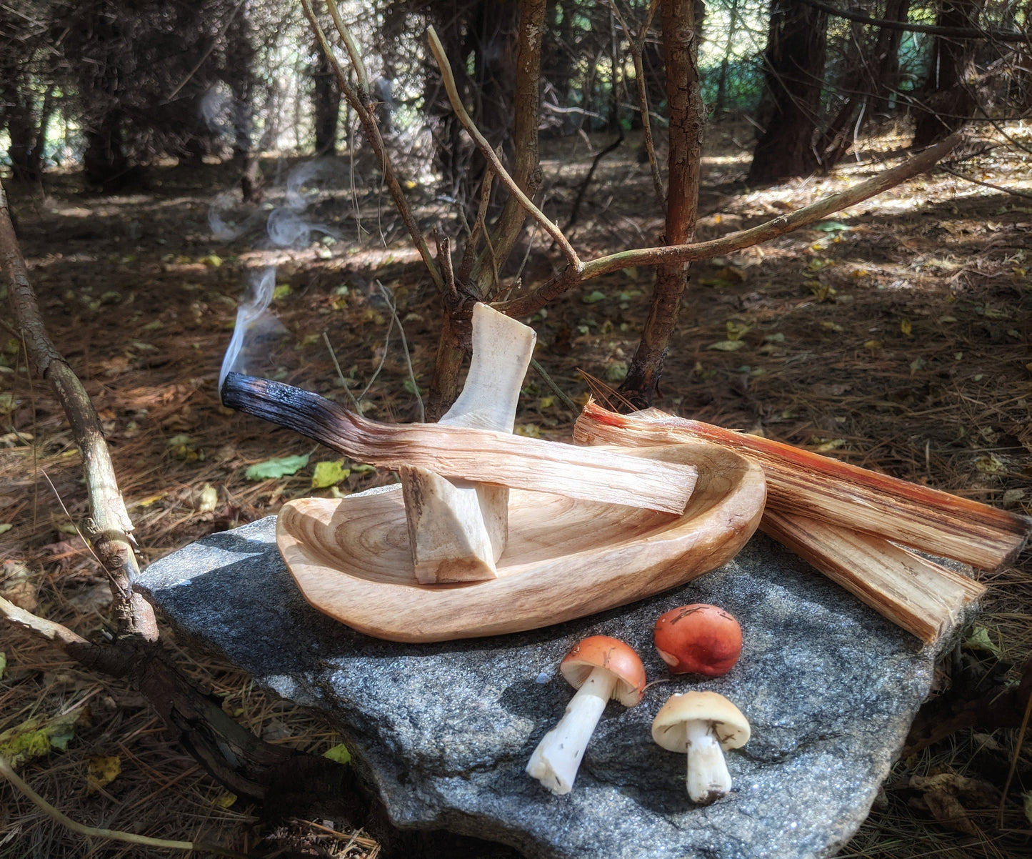 Nordic Smoke Wand Naturally Harvested Tjärved Pine Ritual Asatru Heathen Volva Magic Cleansing Norse Pagan