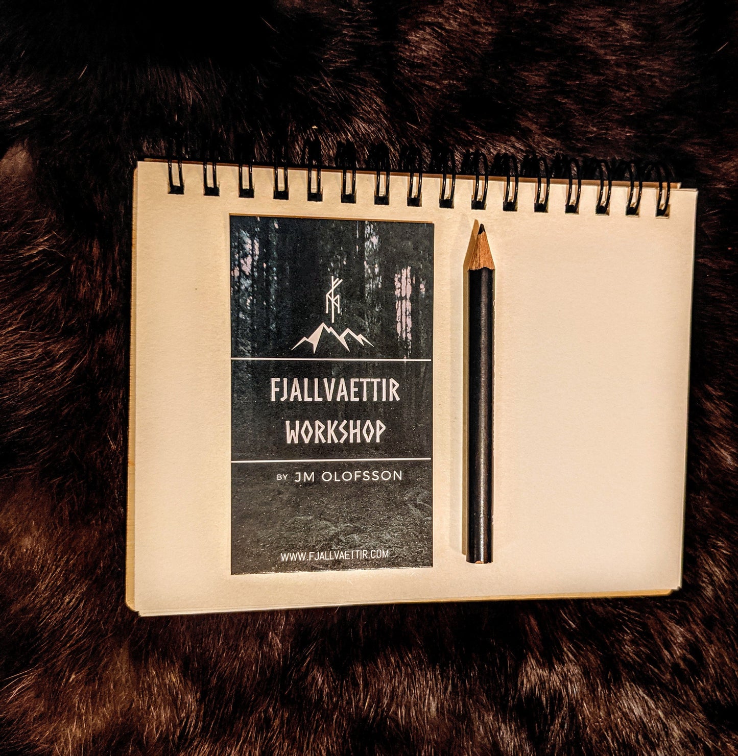 Custom Yggdrasil Pagan Witch Asatru Heathen Notepad Sketchbook Field Notes Blank Page