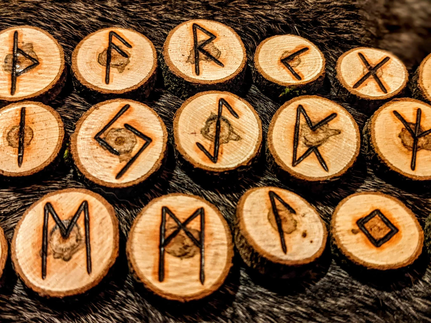 Maple Branch Elder Futhark Rune Set