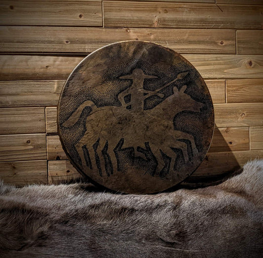 Attahofrþryma | 20 Inch Horse Hide Drum