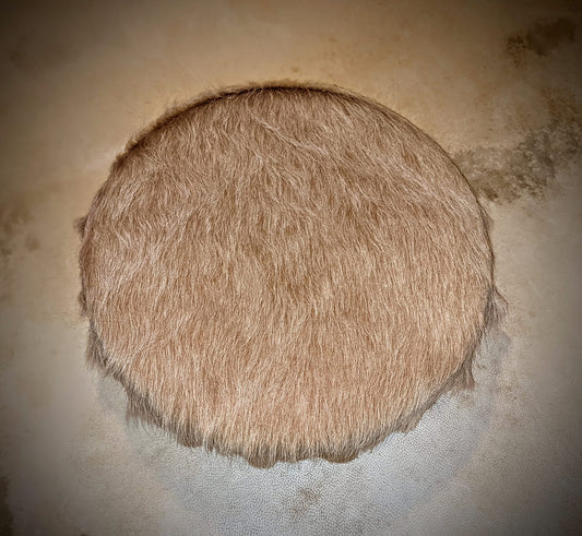 10" Hair On Cowhide Drum | Maple Frame Drum